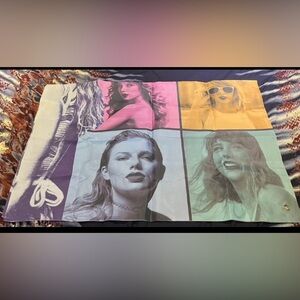 Colorful Pop Art Style backdrop Taylor swift